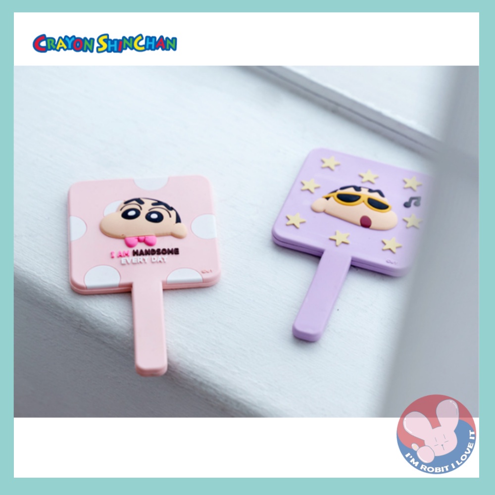 Gương trang điểm cầm tay hình shin chan độc đáo