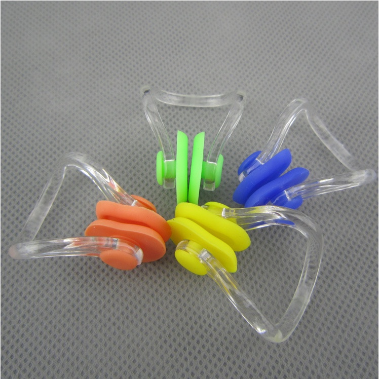 Bộ nút bịt tai + kẹp mũi bằng silicone chống nước tiện dụng cho đi bơi