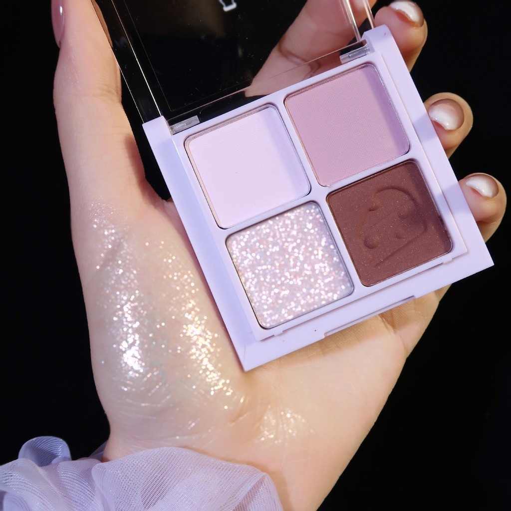 Bảng Phấn Mắt 4 Ô Faiccia Tím Trendy | BigBuy360 - bigbuy360.vn