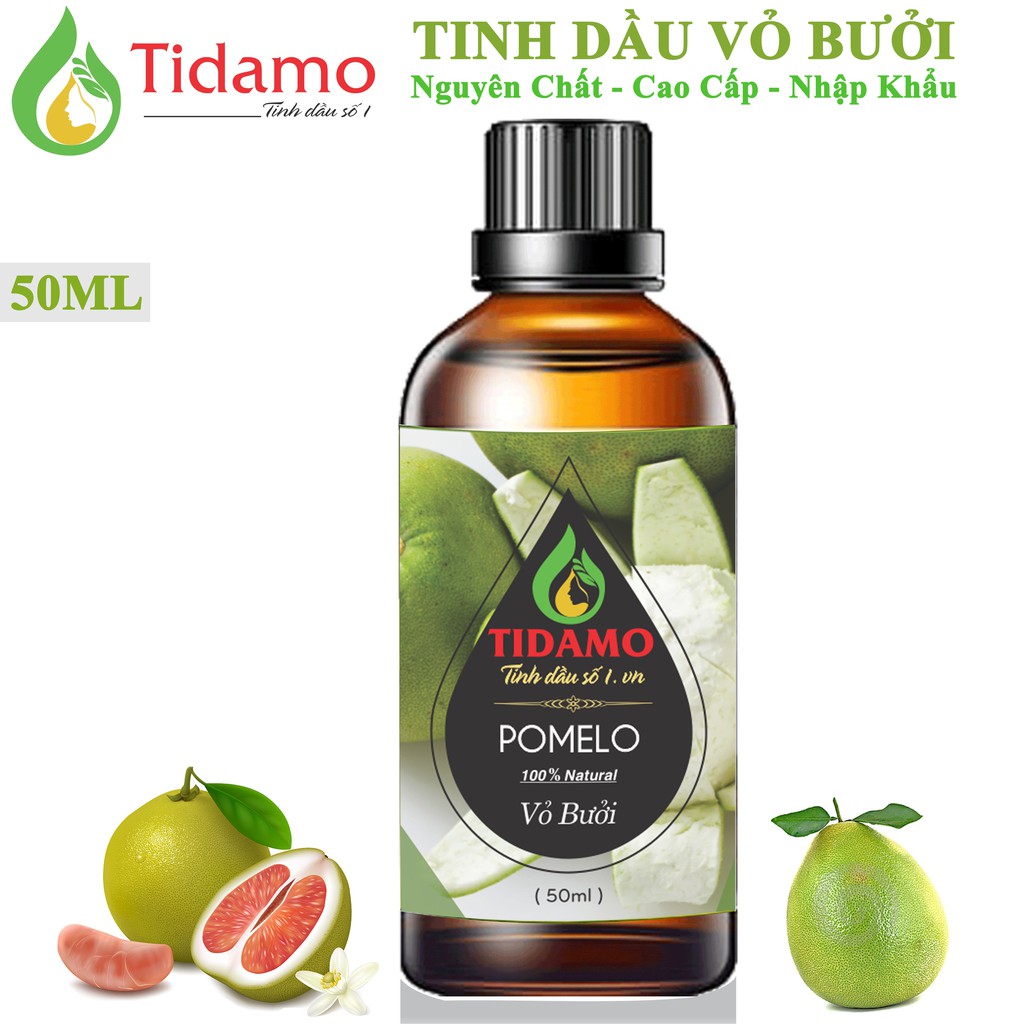 TINH DẦU BƯỞI 50ML - Tih dầu nguyên chất giúp mọc tóc và xông thơm phòng