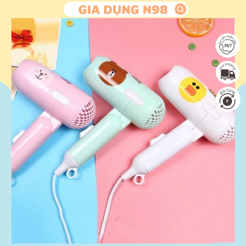 Máy sấy tóc mini công suất lớn OK T1601 gấp gọn tiện lợi