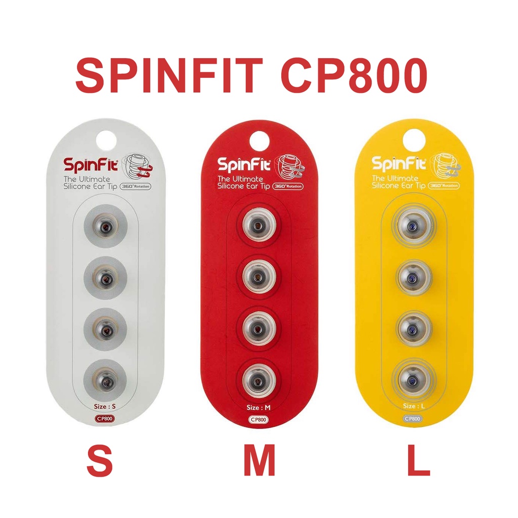 [NC] Spinfit CP800 Tăng Bass Treble |Nút đệm tai nghe|Núm tai nghe|EarTip chính hãng