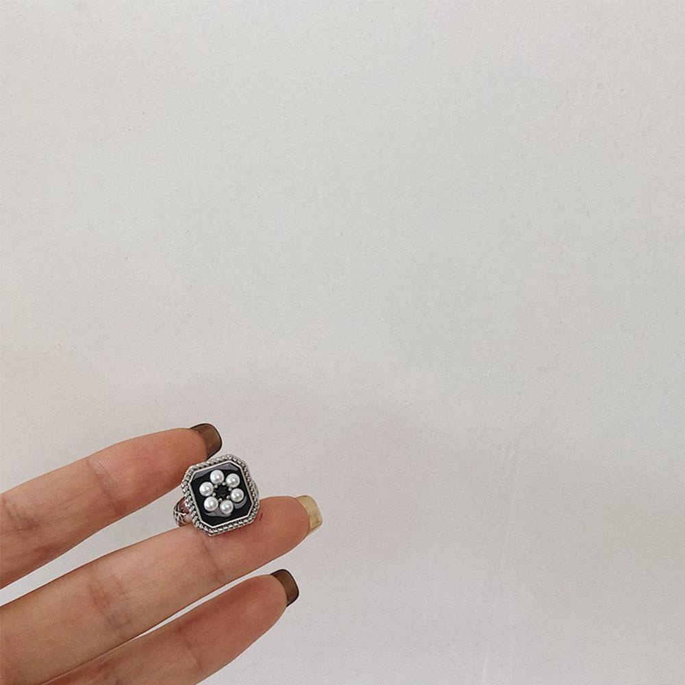 EXPEN Nhẫn Hở Họa Tiết Giọt Nước Dầu Đơn Giản Thời Trang