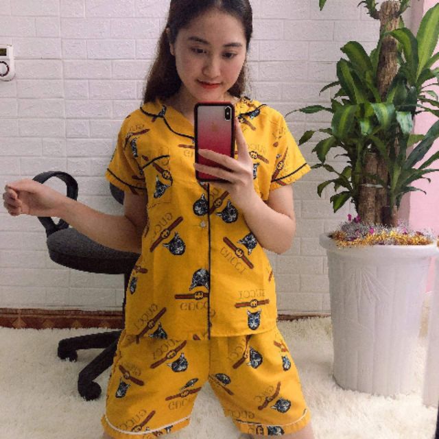 Bộ pizama bigsize kate thái