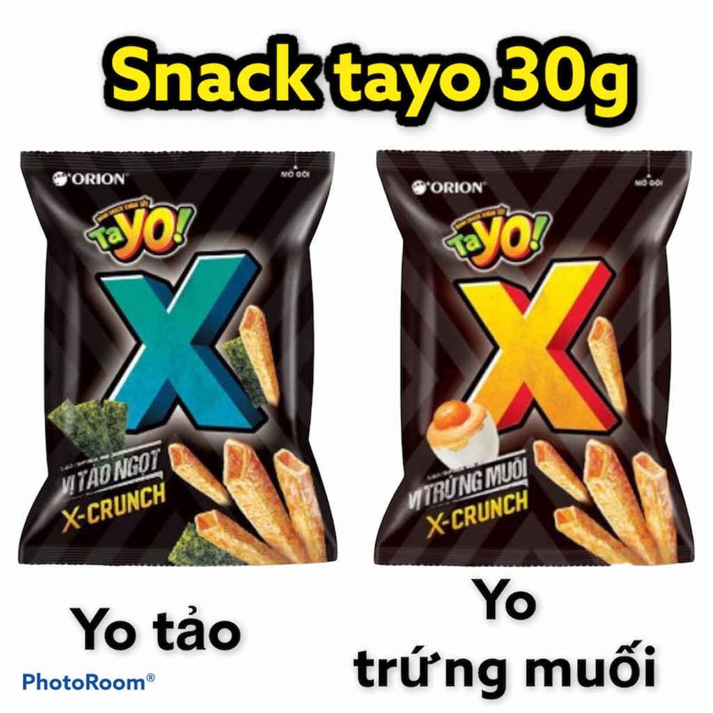 Bánh Snack khoai tây TAYO! gói 30g (giao vị ngẫu nhiên)