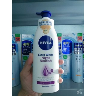 400ml Sữa dưỡng thể trắng da nivea ban đêm