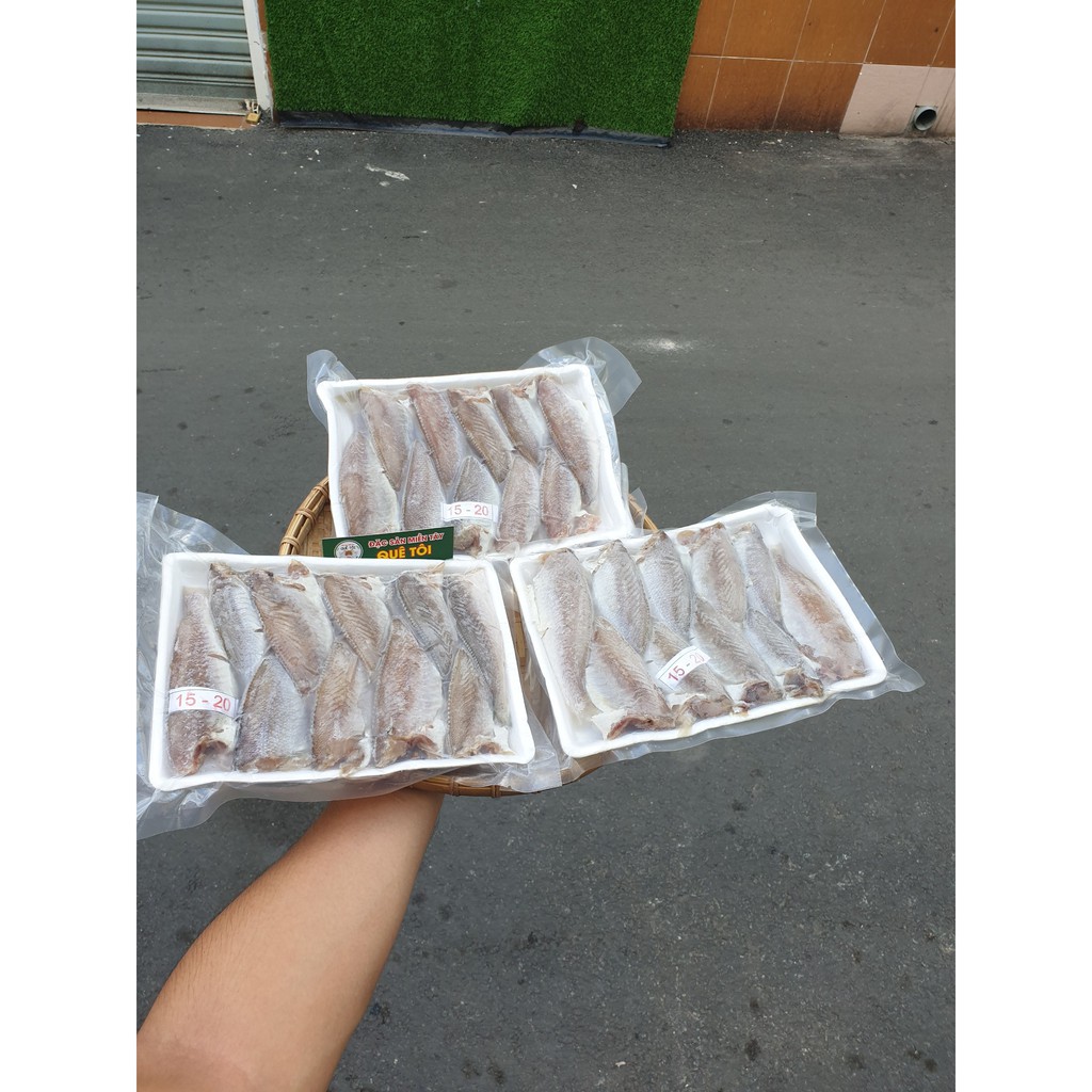 Khô cá đù (Size trung: 15-20 con/1kg) | Khô cá đù Cần Giờ nguyên con 1 nắng - Ship HCM siêu tốc 1-2h