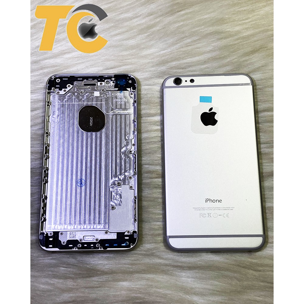 Vỏ iPhone 6 Plus màu Đen tinh sảo, vỏ đẹp như zin, phụ linh kiện đầy đủ, Trung Côi Apple