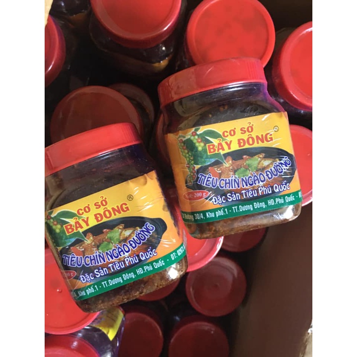 - Tiêu chín ngào đường Bảy Đông 200gr - Đặc sản Phú Quốc Minh Phát
