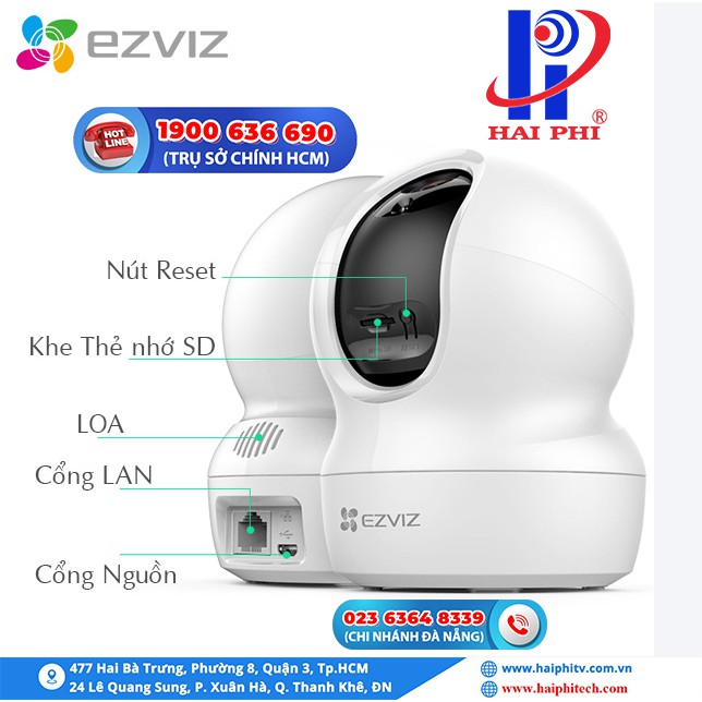 Camera Wifi EZVIZ C6N 2Mp (1080P)