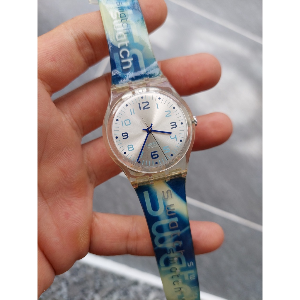 Đồng hồ Thuỵ Sĩ nam Swatch chạy pin hàng Si