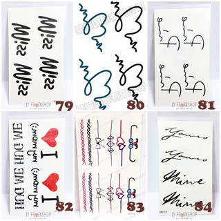 Combo 100 tấm tattoo sticker nhỏ