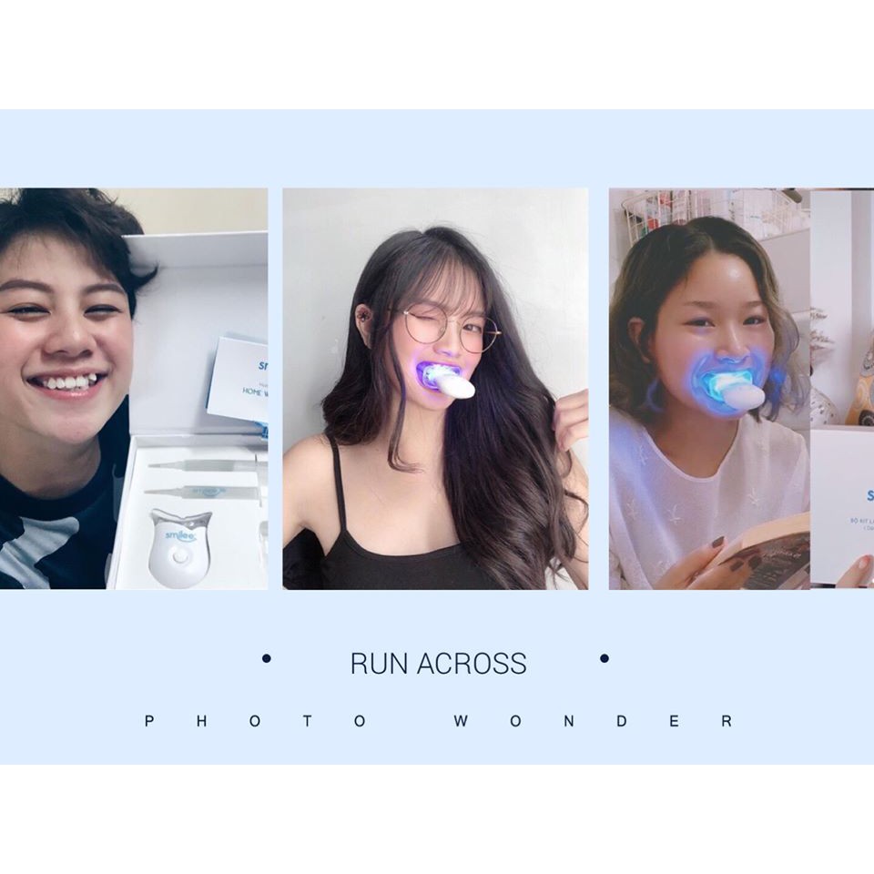 [Tặng Kèm Chỉ Nha Khoa Oral B Cao Cấp] Bộ Kit Làm Trắng Răng An Toàn Tại Nhà Tiêu Chuẩn Mỹ Smilee