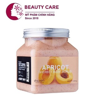 Tẩy tế bào chết toàn thân dưỡng ẩm và sáng mịn da chiết xuất quả mơ Beauty Buffet Scentio Apricot thumbnail