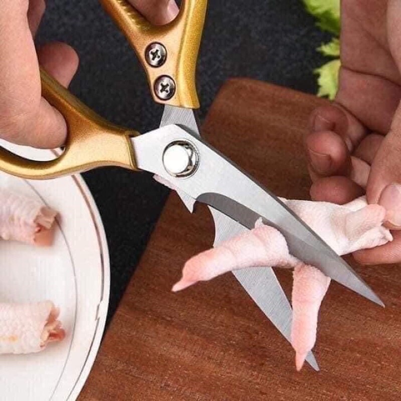 Kéo Cắt Gà, Cắt Vịt, Ngan Ngỗng Chất Liệu Thép Không Gỉ, Kéo Tỉa Cây Cảnh