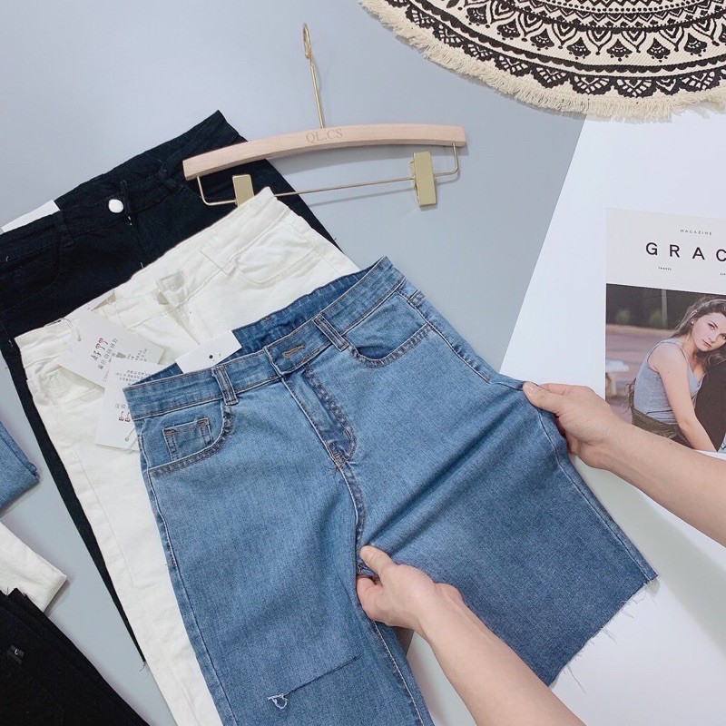 [Mã FAXANH55 giảm 10K đơn 50K] Quần Ngố Bò Ôm Hàng Xuất Sẵn Đủ Size | BigBuy360 - bigbuy360.vn