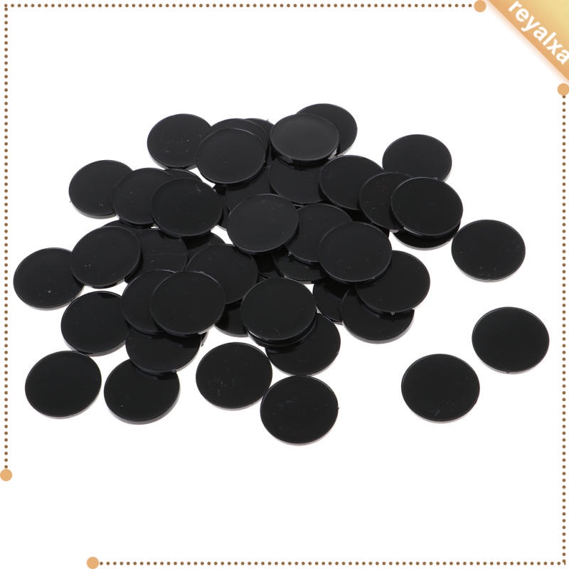 Bộ 50 Đế Nhựa Tròn 22mm Chuyên Dụng Cho Mô Hình RPG Wargame