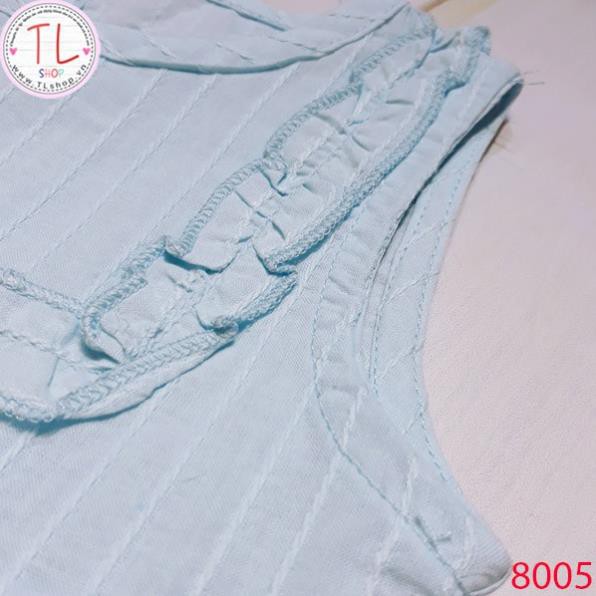 Thời trang trẻ em - Đầm cho bé yếm viền cổ - Quần áo bé gái - Bộ bé gái