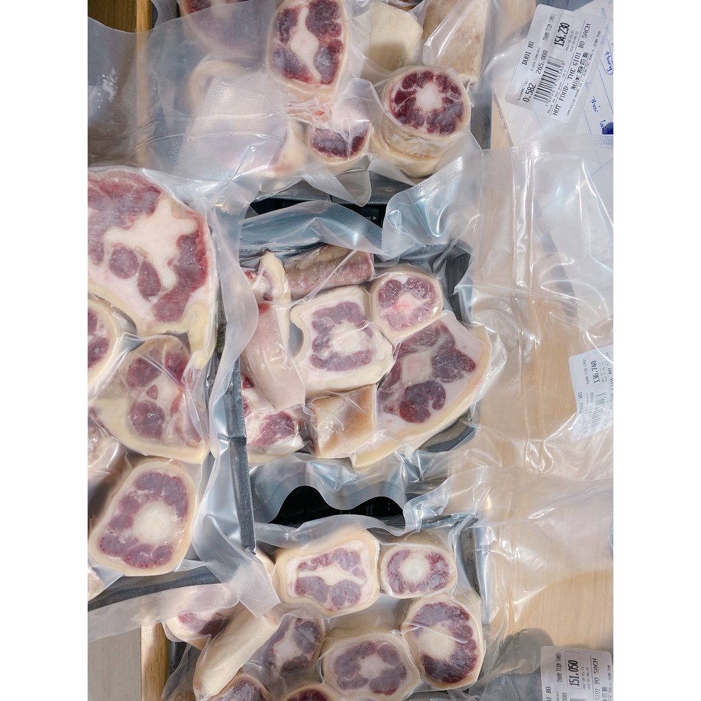 ĐUÔI BÒ ÚC NHẬP KHẨU💖freeship💖ĐUÔI BÒ CẮT KHÚC XƯƠNG NHỎ NHIỀU THỊT TÚI 1kg [HỎA TỐC]