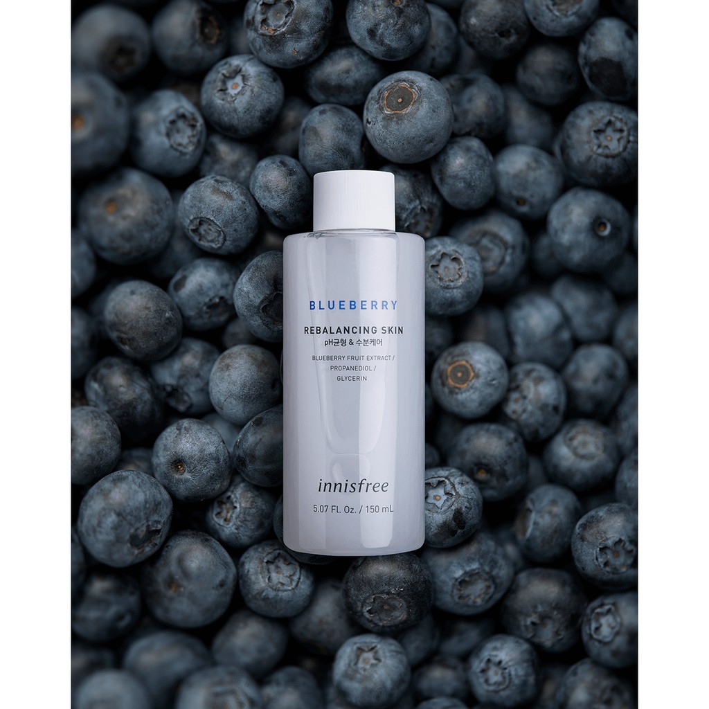 NƯỚC HOA HỒNG CHIẾT XUẤT VIỆT QUẤT INNISFREE BLUEBERRY REBALANCING SKIN 150ML