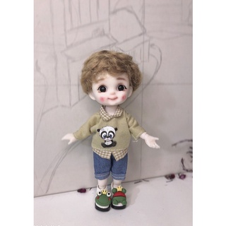 Giày búp bê 1/8 gắn charm