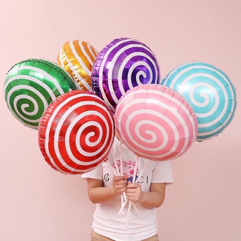 Bóng hình bánh Donut, hình quả, hình kẹo ngộ nghĩnh trang trí sinh nhật, trang trí tiệc