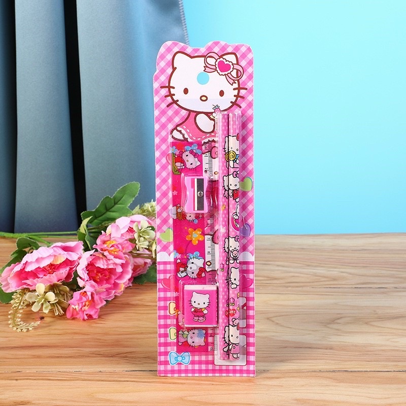 Bộ dụng cụ học tập 5 món xinh xắn cho bé