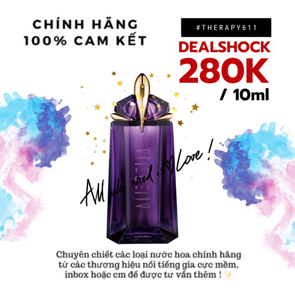 [𝗦𝗔𝗟𝗘]..::✨Mẫu Thử Nước hoa Alien Thierry Mugler EDP 5ml/10ml/20ml Spray / Chuẩn authentic✨::..