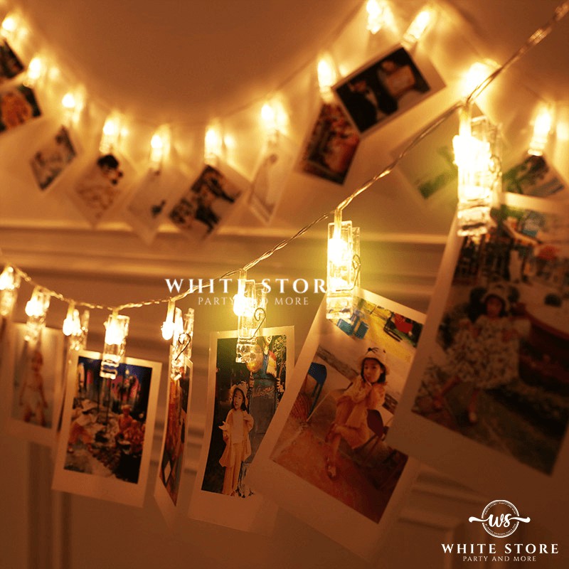 Dây đèn Led KẸP HÌNH trang trí cắm điện trực tiếp 220v - WhiteStore.vn