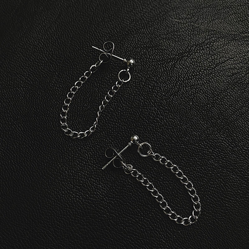 Hoa Tai Dáng Dài Hình Tròn Phong Cách Hàn Quốc