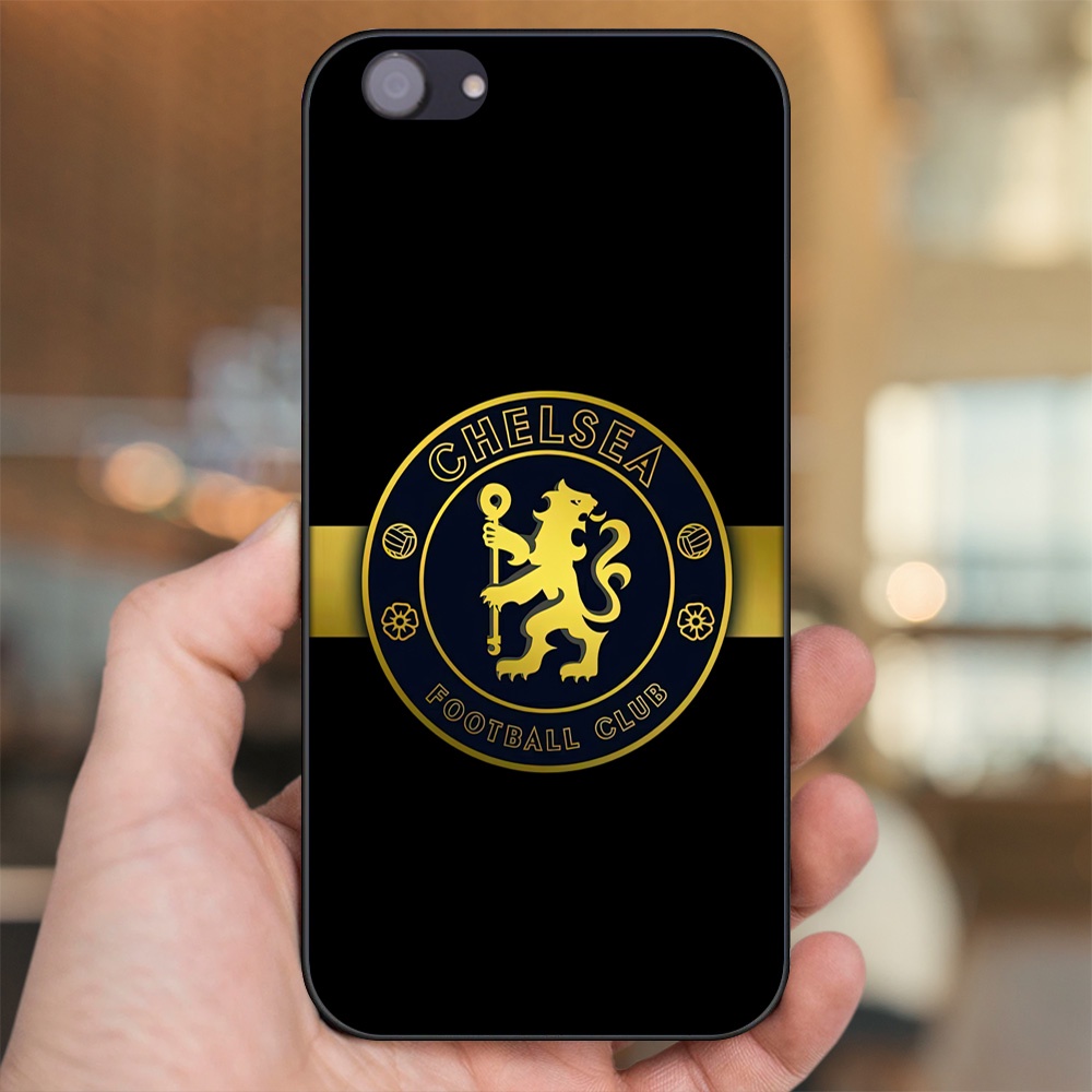 Ốp lưng Oppo F7 Youth viền đen in hình Chelsea FC