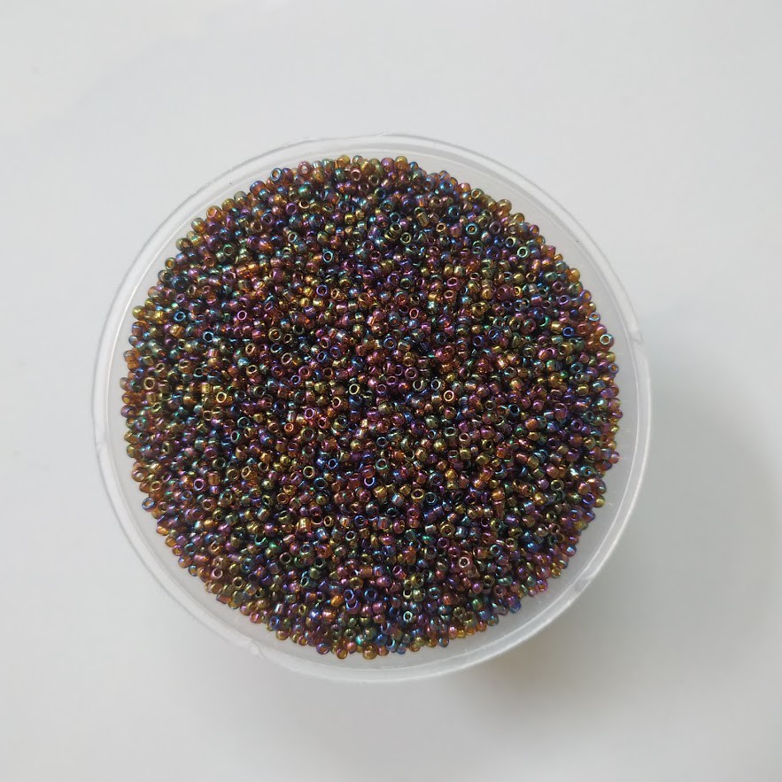 50gr hạt cườm tấm nhuyễn nhiều màu