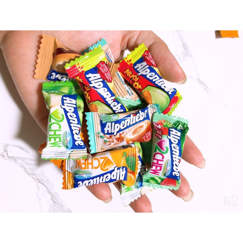 Kẹo ALPENLIEBE vị XOÀI MUỐI ỚT / HỒNG TRÀ / CÀ PHÊ / CAM / TÁO