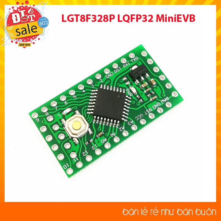 [RẺ NHẤT VIỆT NAM]LGT8F328P LQFP32 MiniEVB 5V - Kít phát triển