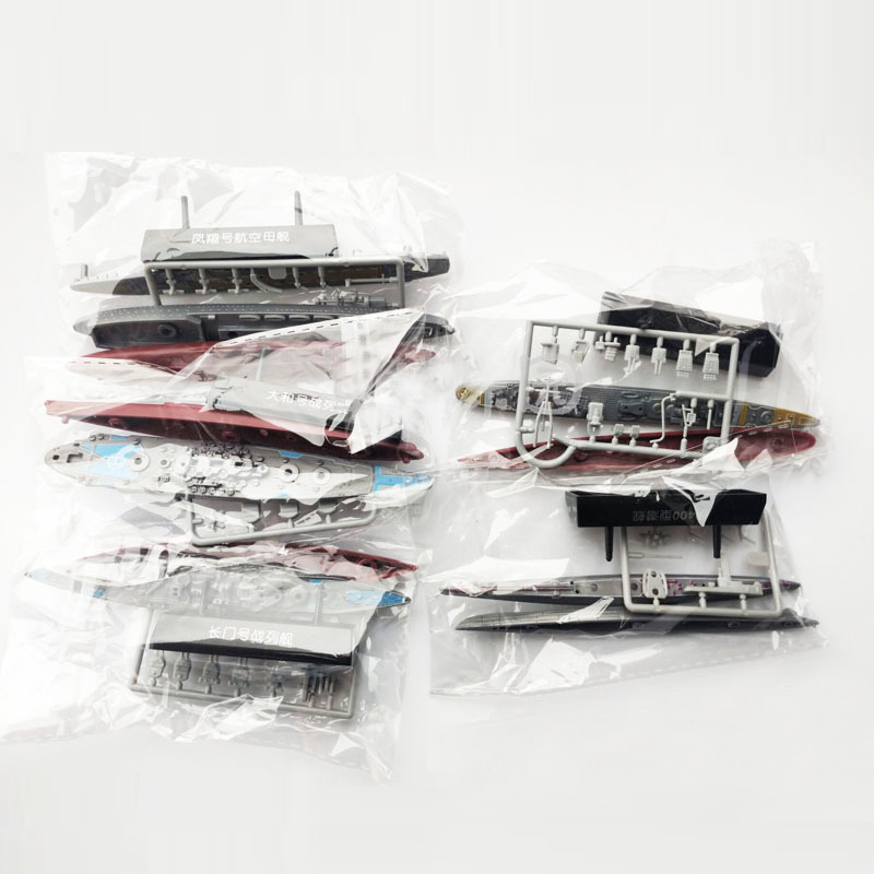 Bộ 5 đồ chơi lắp ráp mô hình tàu chiến WW2 4D cho bé