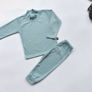 Bộ len gân cổ cao Minky ( cổ 3 phân)