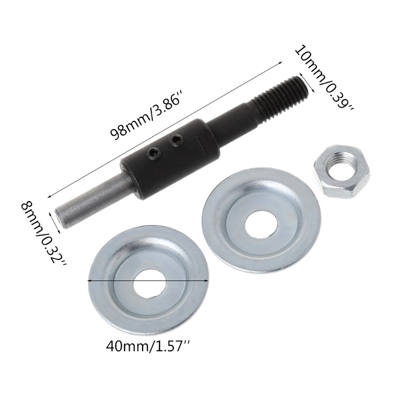 Trục Nối Trái 8mm Cho Máy Mài Đánh Bóng