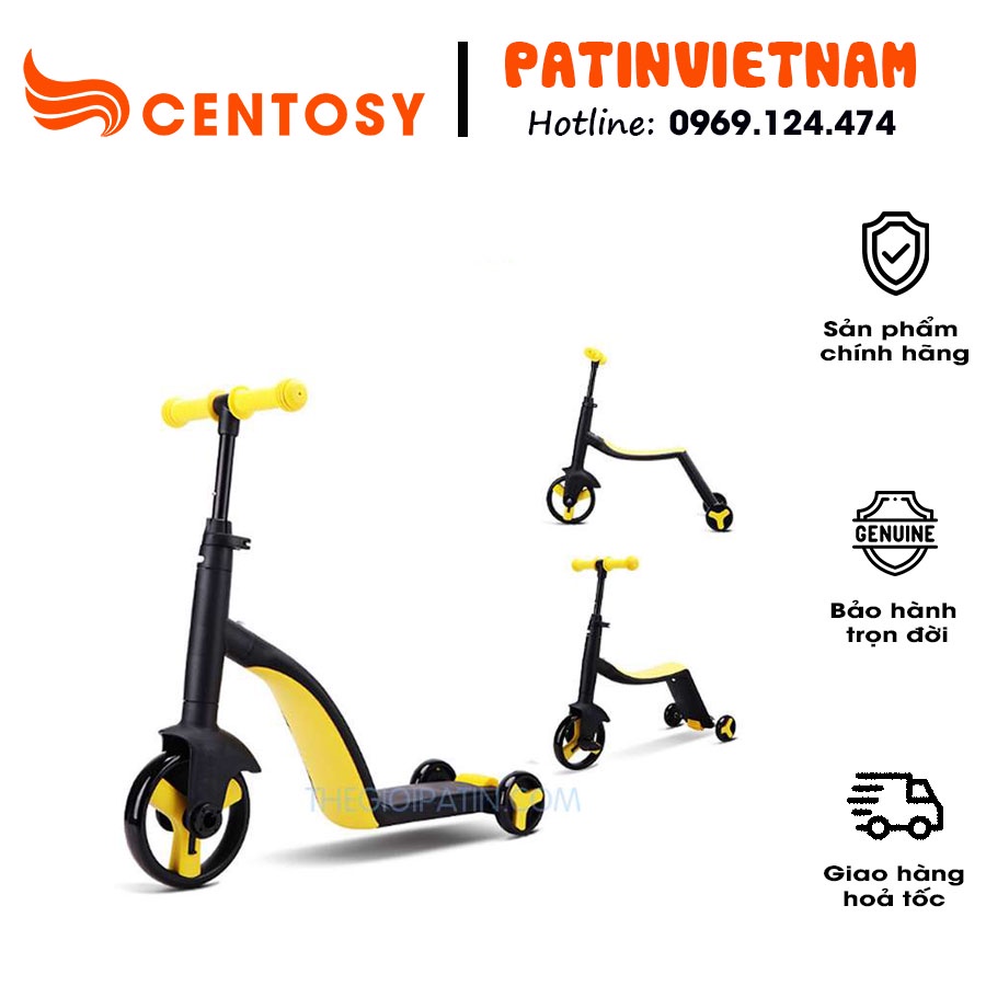 [Chính hãng] Xe Scooter Trẻ Em Cao Cấp - Nadle 3 in 1