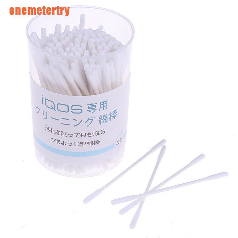 【TRY】200pcs/box Cleaning cotton swab Double Head Cleaning Stick For IQOS 2.4 p