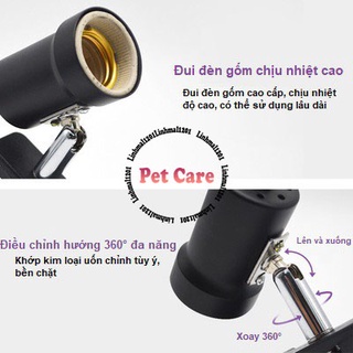 Kẹp đèn sưởi liền chụp cao cấp