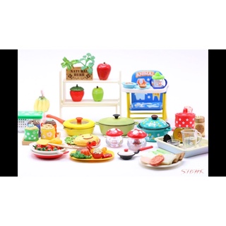 Re-ment rement mô hình Mom's Happy Kitchen