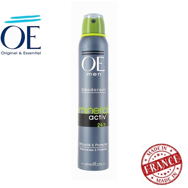 Xịt khử mùi nước hoa OE Nam khô thoáng ngăn tiết mồ hôi hương thơm nam tính Linh Giang chính hãng