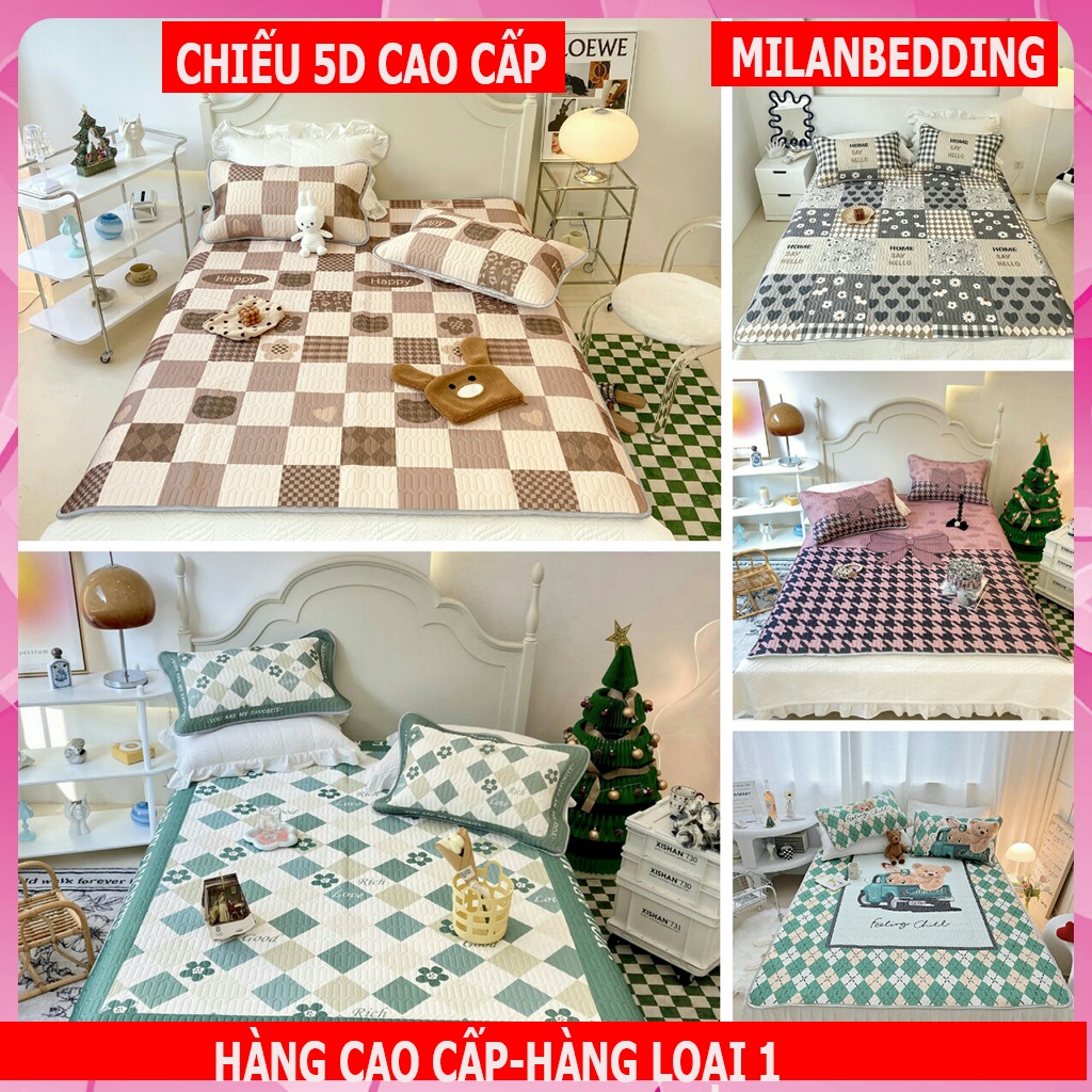 Chiếu điều hòa cao su non, Chiếu cao su non 5D hàng đẹp