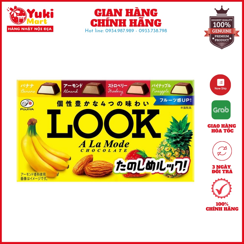 Socola Fujiza Look A La Mode 4 Vị 35G X 12V