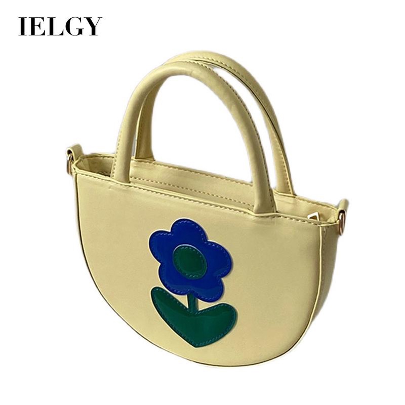 Túi Đeo Chéo Hình Bán Nguyệt Phối Màu Sắc Tương Phản Thời Trang Cho Nữ