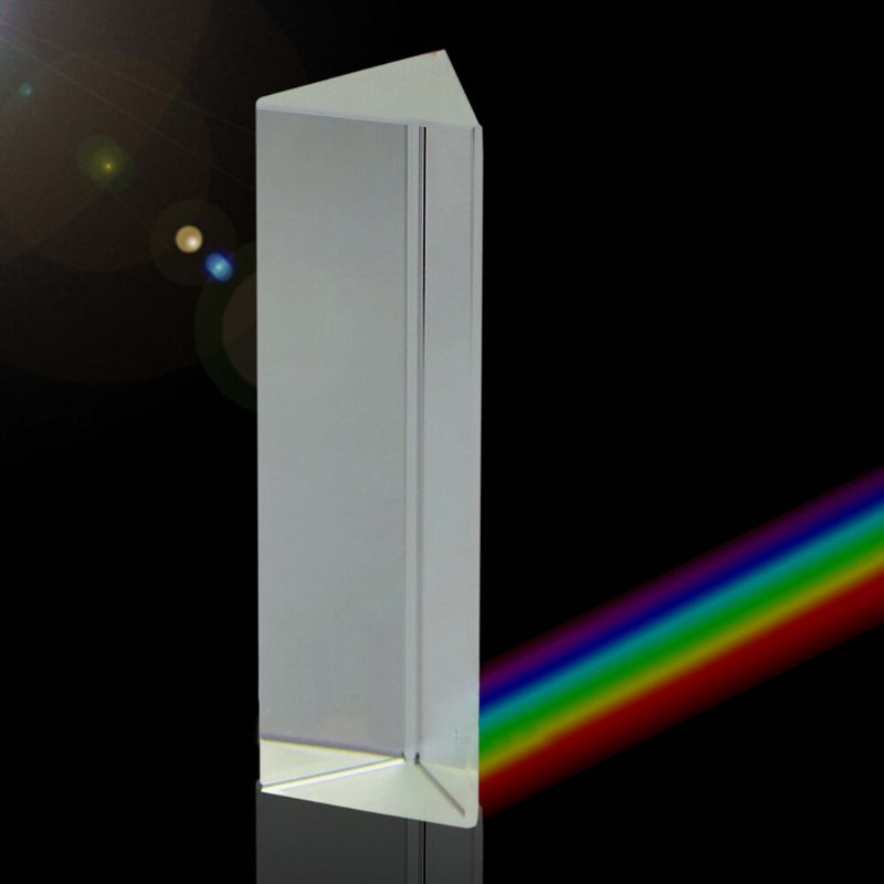 Lăng kính quang học kiểu tam giác 10cm 4 &quot;