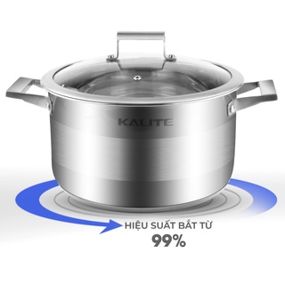 Bộ nồi inox chảo chống dính 5 món Kalite KL-339 siêu bền, hàng chính hãng, hợp kim kim loại tăng khả năng tỏa nhiệt