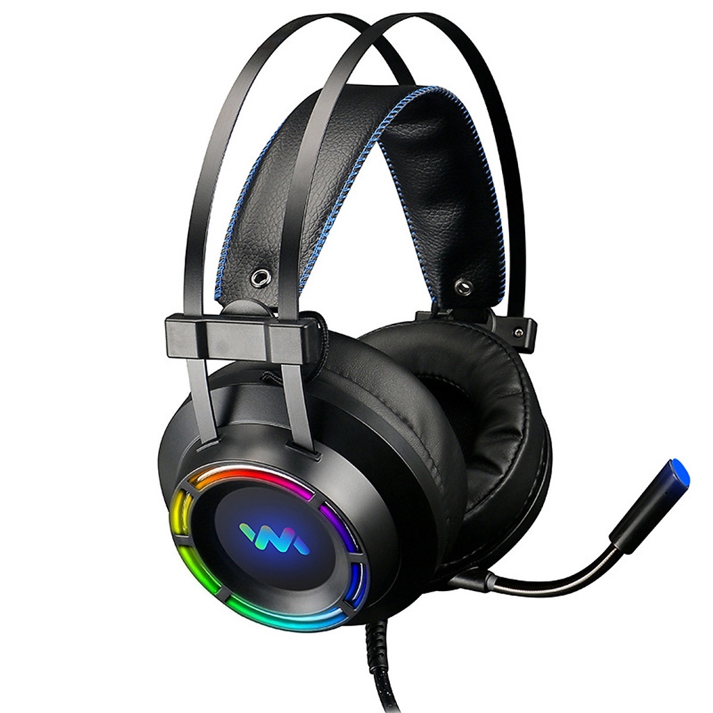 Tai Nghe Chụp Tai Chuyên Game WM 9800S Âm Thanh 7.1 - Led RGB - NTH - Màu ngẫu nhiên - Hàng nhập khẩu