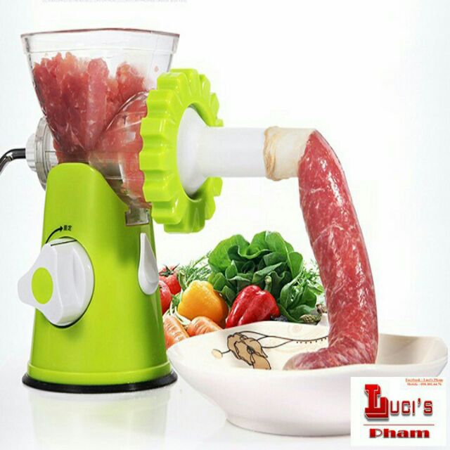 Combo 2 máy xay thịt bằng tay có đầu nhồi xúc xích
