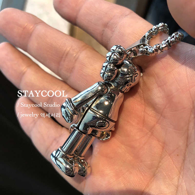 Dây chuyền bằng thép titan phong cách hip hop thời trang cá tính